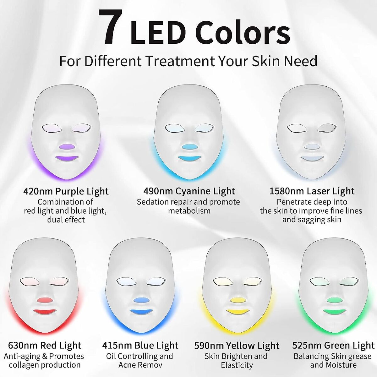 LED Photon Facial Mask